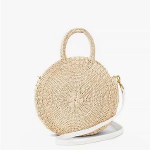 Clare V Moyen Alice Straw Tote Petite